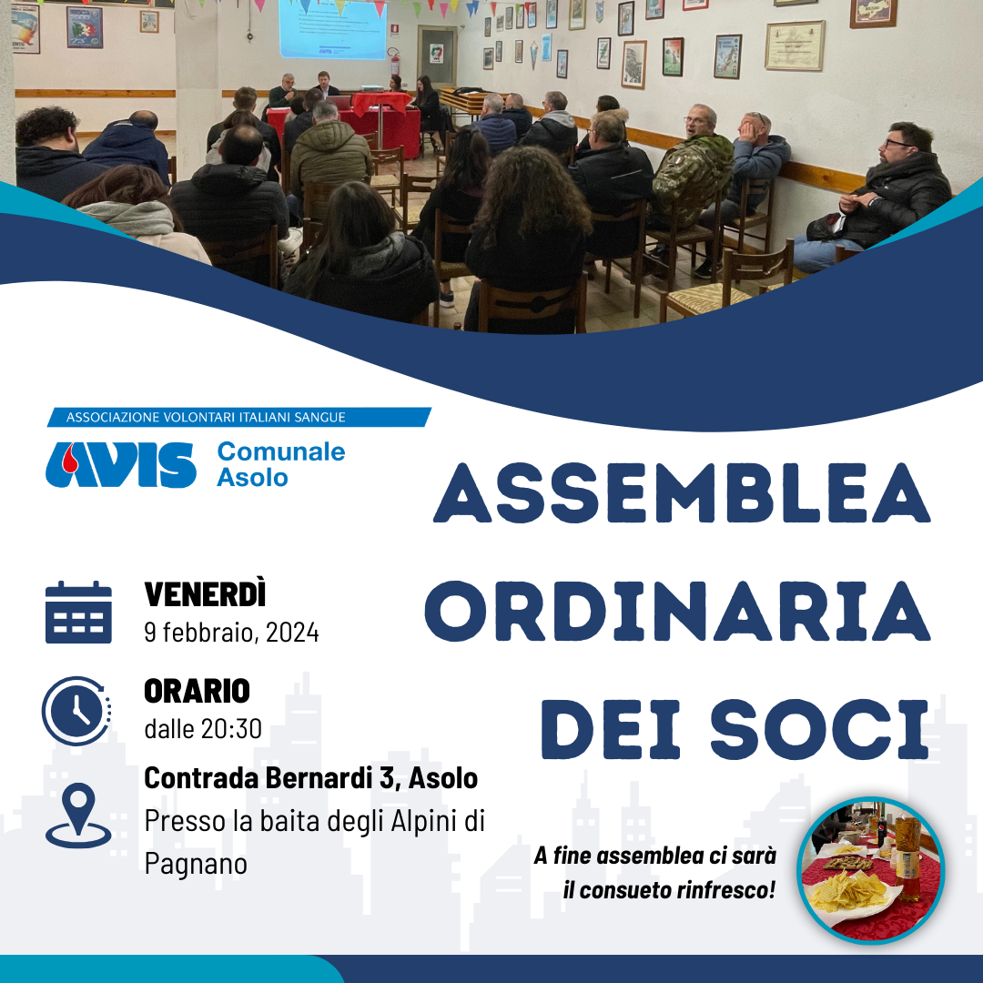 Assemblea Generale di Avis Asolo 2024